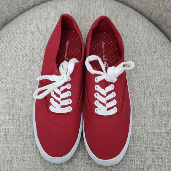 payless red sneakers